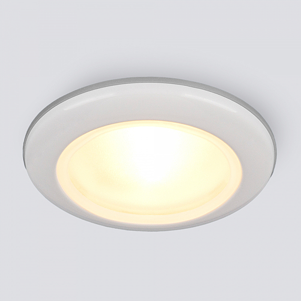 Встраиваемый светильник Elektrostandart Влагозащищенный точечный светильник 1080 MR16 WH белый