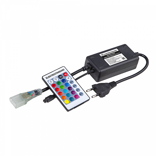 Драйвер для LED ленты Elektrostandard Аксессуары для RGB гибкого неона Контроллер для неона LS001 220V 5050 RGB (LSC 011)