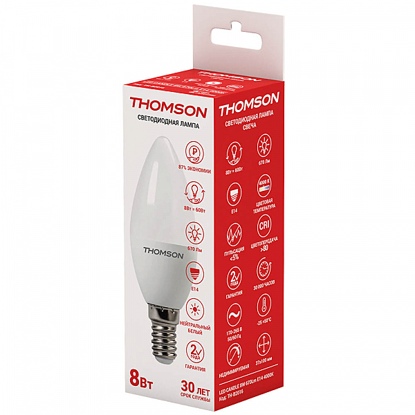 Светодиодная лампа Thomson Candle TH-B2016