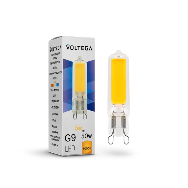 Светодиодная лампа Voltega Capsule G9 7181