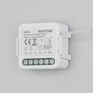 Wi-Fi выключатель трехканальный Smart home Maytoni MD003