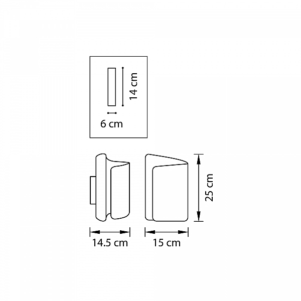 Настенное бра Lightstar Pittore 811614