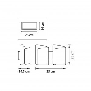 Настенное бра Lightstar Pittore 811622