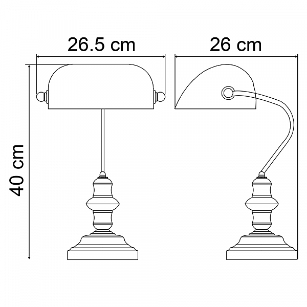 Настольная лампа Arte Lamp A2491LT-1GO