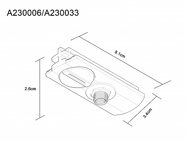 Коннектор питания Arte Lamp Track Accessories A230006