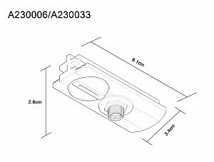 Коннектор питания Arte Lamp Track Accessories A230006