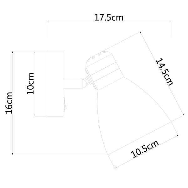 Светильник спот Arte Lamp Mercoled A5049AP-1GY