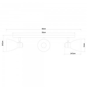 Светильник спот Arte Lamp Mercoled A5049PL-3GY