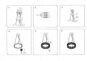 Подвесная люстра Lightstar Nibbler 812126