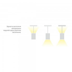 Светильник подвесной Elektrostandart ССП подвесной двусторонний 35W 2500Lm 128см (ССП 36 35W)
