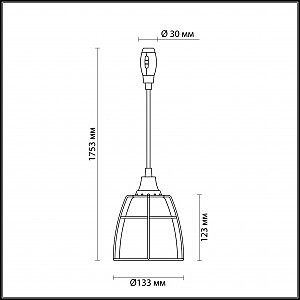 Трековый светильник Odeon Light Lofia 3806/1A