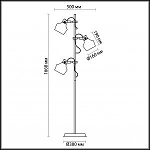 Торшер Odeon Light Osta 4083/3F