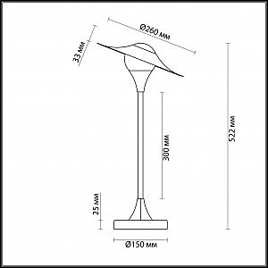 Настольная лампа Odeon Light Barolo 4155/7TL