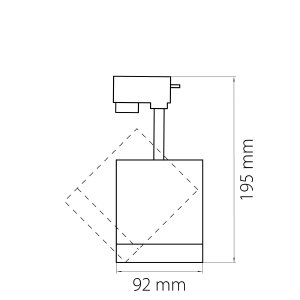 Трековый светильник Lightstar Canno 301262