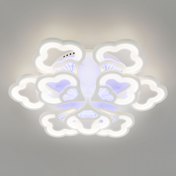 Потолочная люстра с пультом Arctic Eurosvet 90141/9 белый