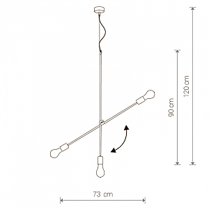 Подвесная люстра Nowodvorski Sticks 6268