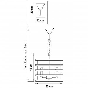 Подвесная люстра Lightstar Epsilon 735030