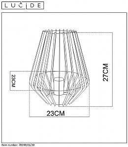 Настольная лампа Lucide Reda 78598/01/30