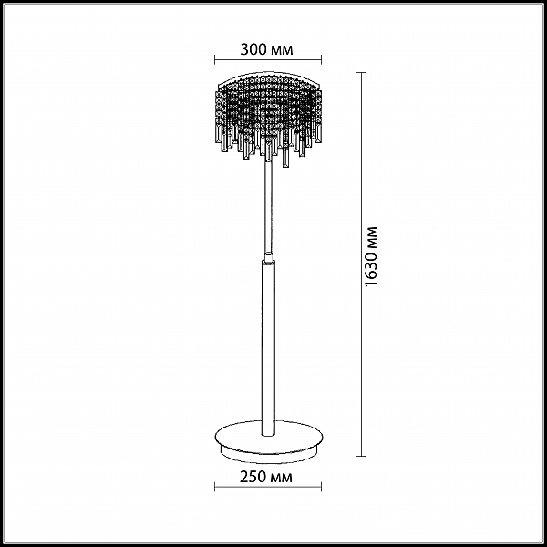 Торшер Odeon Light LOLA 2231/6F