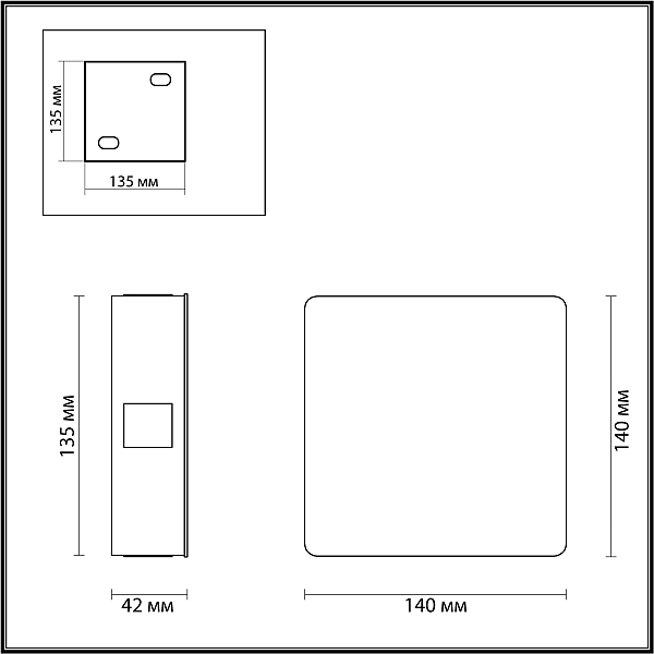 Настенный светильник Odeon Light Vista 4260/8WL