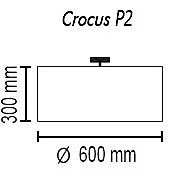 Светильник подвесной TopDecor Crocus Crocus Glade S1 01 329g