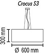 Светильник подвесной TopDecor Crocus Crocus Glade S3 01 95g
