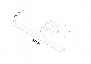 Подсветка зеркал и полок Arte Lamp Harry A7031AP-1CC