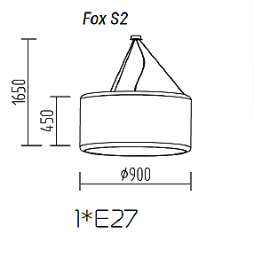 Подвесная люстра TopDecor Fox Fox S2