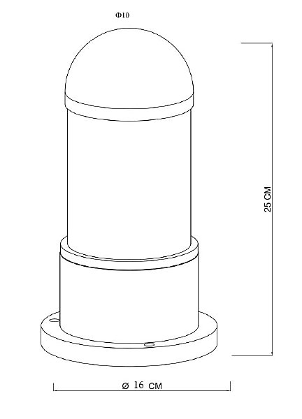 Уличный наземный светильник Arte Lamp Coppia A5217FN-1BK