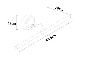 Подсветка для картин Arte Lamp Sol A7908AP-1BK