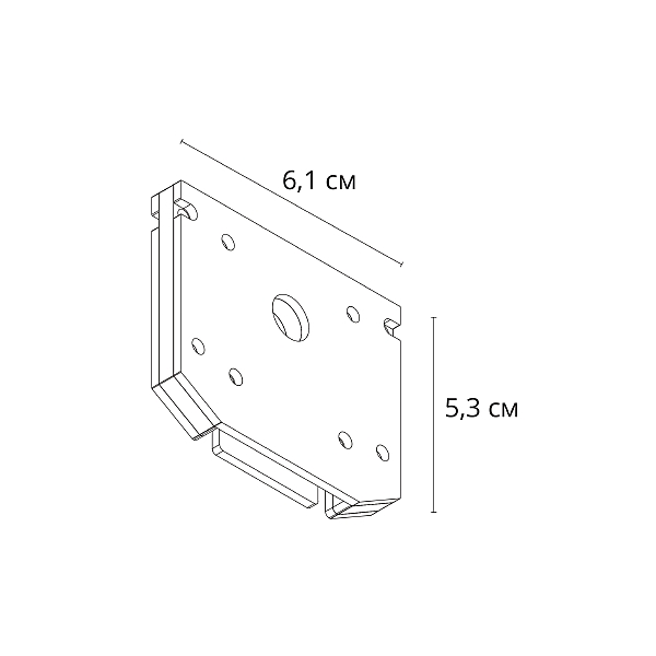 Заглушка для магнитного шинопровода Arte Lamp Linea-Accessories A484206E