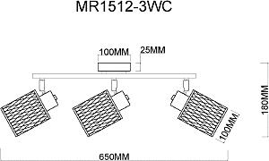 Светильник спот MyFar Cathy MR1512-3WC