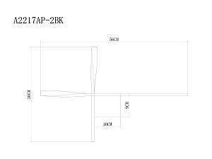 Настенный светильник Arte Lamp A2217AP-2BK