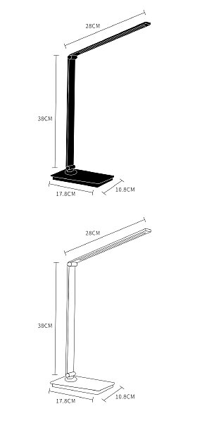 Настольная лампа Arte Lamp Edward A5126LT-1BK