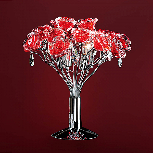 Настольная лампа с цветочками Rosa EL325T04.2 Citilux