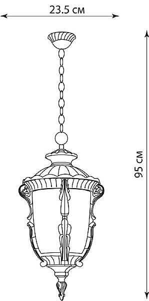 Уличный подвесной светильник Feron 11503