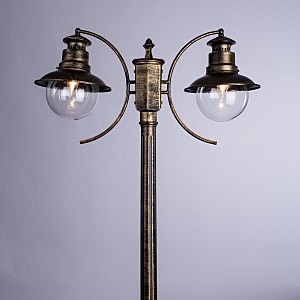 Столб фонарный уличный Arte Lamp Amsterdam A1523PA-2BN