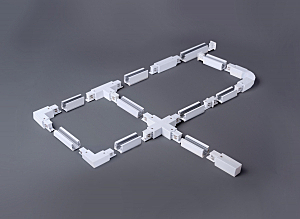Комплектующие для трек-систем Elektrostandard TRC-1-3-L-WH / Коннектор угловой для трехфазного шинопровода (белый)