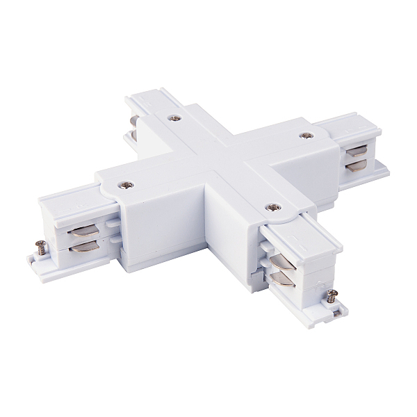 Комплектующие для трек-систем Elektrostandard TRC-1-3-X-WH / Коннектор X-образный для трехфазного шинопровода (белый)