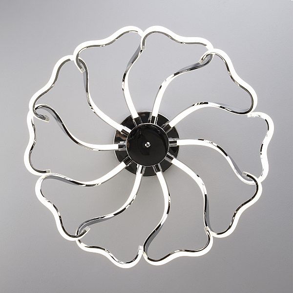 Потолочная светодиодная люстра Begonia Eurosvet 90095/10 хром