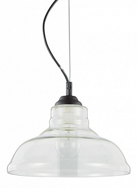 Светильник подвесной Ideal Lux Bistro BISTRO' SP1 PLATE TRASPARENTE