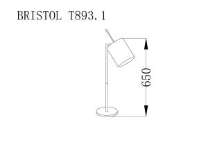 Настольная лампа Lucia Tucci Bristol BRISTOL T893.1