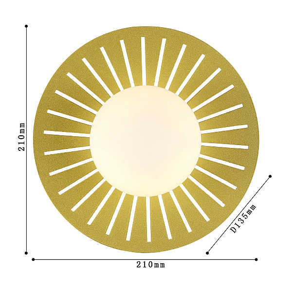 Настенное бра Favourite Sonnenblume 2356-1W