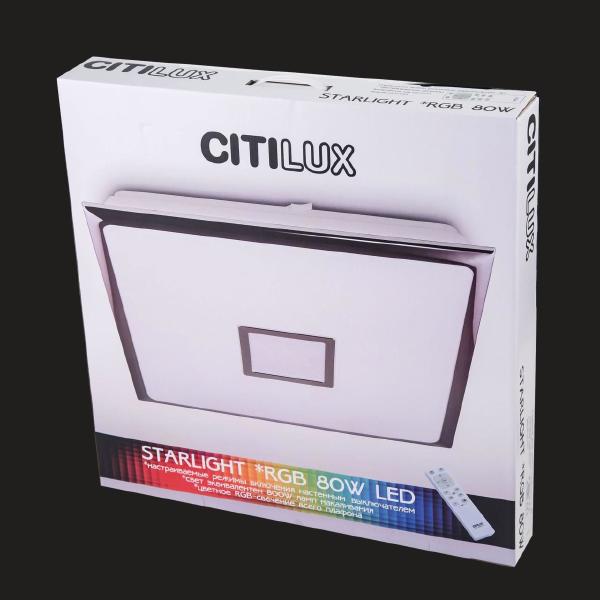 Потолочный светодиодный светильник Citilux Старлайт CL703K85RGB