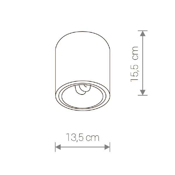 Накладной светильник Nowodvorski Downlight 4867