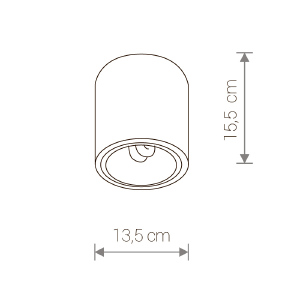 Накладной светильник Nowodvorski Downlight 4867