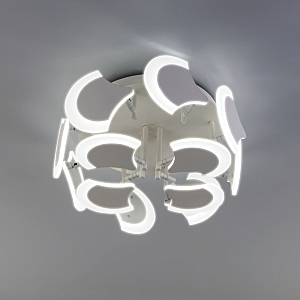 Потолочная люстра с пультом Geisha Eurosvet 90159/12 белый