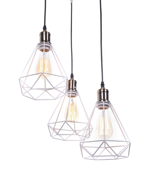 Светильник подвесной Lumina Deco Cobi LDP 11609-3 WT