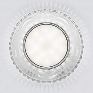 Встраиваемый светильник Elektrostandard 3036 GX53 SL/WH зеркальный/белый