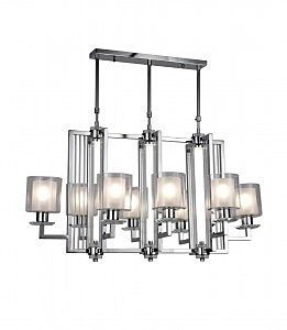 Люстра на штанге Lumina Deco Manhattan LDP 8012-8P CHR